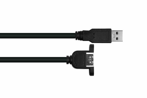 Kabelmeister UK20P-AEA-010S USB-kabel USB 2.0 1 m USB A 0,48 Gbit/sek. Sort