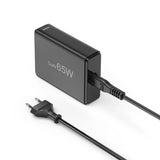 Hama 00201979 oplader til mobil enhed Laptop, Strømbank, Smartphone, Tablet Sort Vekselstrøm Hurtig opladning Indendørs