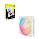 Corsair iCUE LINK LX120-R RGB Computerkabinet Ventilator 12 cm Hvid 1 stk
