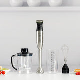Taurus BAPI 1500 LUXE XL PLUS Nedsænkning blender 1500 W Sort, Rustfrit stål