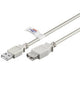 Goobay USB Verl AA 500 HiSpeedCert 2.0 5m USB-kabel USB A Grå