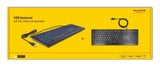 DeLOCK 12170 tastatur Universel USB QWERTZ Tysk Sort