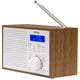 Denver DAB-46WHITE Internet Analog & digital Brun, Hvid