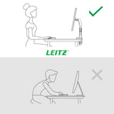 Leitz Ergo pladsbesparende single monitor arm