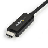StarTech.com MDP2HDMM3MB videokabel adapter 3 m Mini DisplayPort HDMI Sort