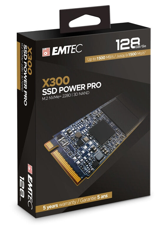 Emtec X300 128 GB M.2 PCI Express 3.0 NVMe 3D NAND