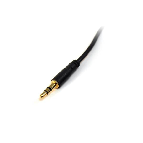 StarTech.com MU6MMS lydkabel 1,8 m 3.5mm Sort