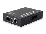 LevelOne GVT-0500 netværksomformer til medie 10000 Mbit/s Sort