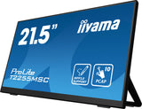 iiyama ProLite T2255MSC-B1 computerskærm 54,6 cm (21.5") 1920 x 1080 pixel Fuld HD LCD Berøringsskærm Sort