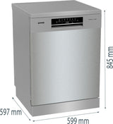 Gorenje GS642E90X Fritstående 13 kuverter