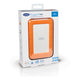 LaCie Rugged Mini ekstern harddisk 2 TB 5400 rpm Micro-USB B 3.2 Gen 1 (3.1 Gen 1) Orange, Sølv
