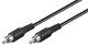 Goobay 50038 lydkabel 2 m RCA Sort