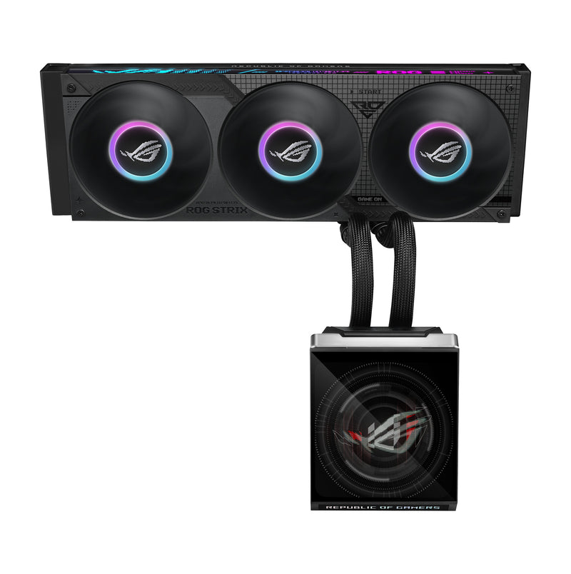 ASUS ROG Strix SLC IV 360 ARGB LCD Processor Alt-i-en væskekøler 12 cm Sort 1 stk