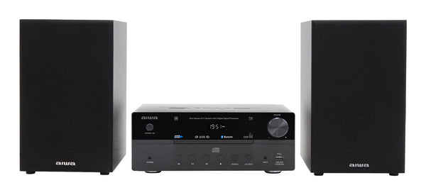 Aiwa MSBTU-550 stereoanlæg Home audio micro system 50 W Sort