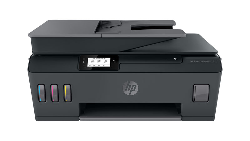 HP Smart Tank Plus 570 Trådløst All-in-One Farve Printer, Kopimaskine, scanner