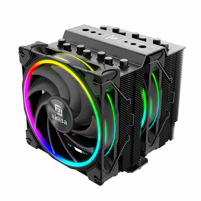 Akasa SOHO H7 Processor Luftkøler 12 cm Sort 1 stk