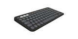 Logitech Pebble 2 Combo for Mac tastatur Mus inkluderet Universel RF trådløs + Bluetooth QWERTY US International Grafit
