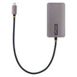 StarTech.com 118-USBC-HDMI-VGADVI USB grafisk adapter 3840 x 2160 pixel Grå