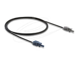 DeLOCK 90998 fiber adapter 1 stk Sort, Grå