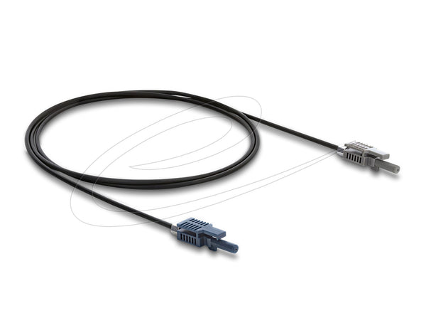 DeLOCK 90998 fiber adapter 1 stk Sort, Grå