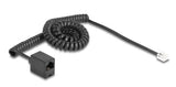 DeLOCK 90064 telefonkabel 3 m Sort