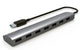 Prokord UH3074 interface hub USB 3.2 Gen 1 (3.1 Gen 1) Type-A Sølv