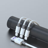 DUDAO L8s Upgrade 3in1 USB cable USB-kabel 1,2 m USB A USB C/Micro USB-A/Lightning Hvid