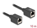 DeLOCK 90335 netværkskabel Sort 10 m Cat6a S/FTP (S-STP)