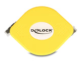 DeLOCK 80239 netværkskabel Sort, Gul 1,5 m Cat6a S/UTP (STP)