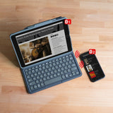 ZAGG Pro Keys QWERTY Nordisk Bluetooth Grå
