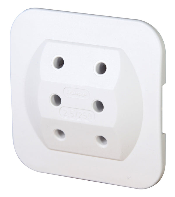 Kopp 174902005 strømstik adapter Type C (eurostik) Hvid