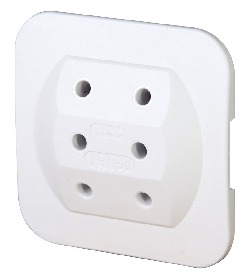 Kopp 174902005 strømstik adapter Type C (eurostik) Hvid