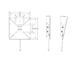 Multibrackets 1039 tv-beslag 101,6 cm (40") Sort