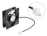 DeLOCK 67290 Computerkølesystem Computerkabinet Ventilator 8 cm Sort 1 stk