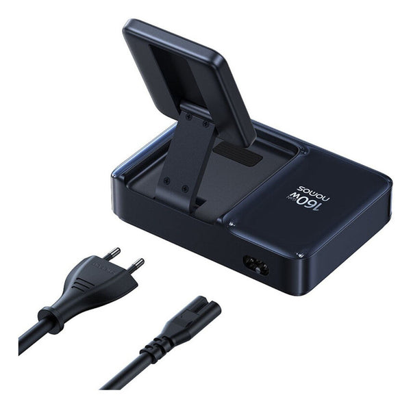 Baseus E0121700 oplader til mobil enhed Universel Sort, Blå USB, Vekselstrøm Trådløs opladning Indendørs