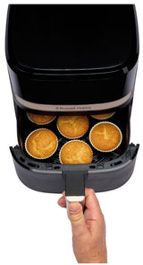 Russell Hobbs SatisFry Heißluftfritteuse Enkelt 4,3 L Enkeltstående 1300 W Varmluftsteger Sort