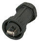 EFB Elektronik IP68FST6AB kabelsamler RJ45 Sort