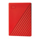 Western Digital My Passport ekstern harddisk 4 TB 3.2 Gen 1 (3.1 Gen 1) Rød