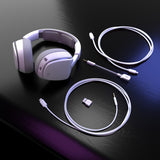 Glorious Gaming GHS Eternal RGB Headset Ledningsført Spil USB Type-C Hvid