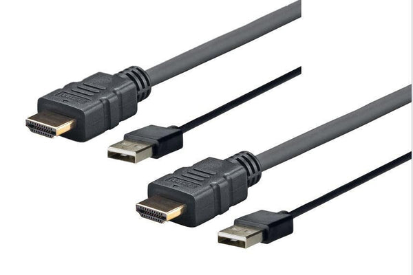 Vivolink PROHDMIUSB1 videokabel adapter 1 m HDMI + USB Type-A HDMI + USB Sort