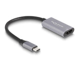 DeLOCK 60021 USB grafisk adapter 7680 x 4320 pixel Sort, Grå