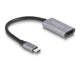 DeLOCK 60021 USB grafisk adapter 7680 x 4320 pixel Sort, Grå