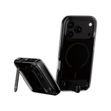 PanzerGlass CARE™ by ® Kickstand Case Smokey Case m. Sort MagSafe iPhone 18 Pro | 17 Pro