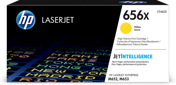 HP Original 656X LaserJet-tonerpatron med høj kapacitet, gul