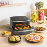 Tefal Easy Fry XL Surface FW402HE0 frituregryde Enkelt Enkeltstående 2200 W Varmluftsteger Sort, Grå