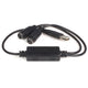 StarTech.com USBPS2PC PS/2-kabel 0,435 m Sort