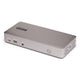 StarTech.com 150UE-USB4DOCKTRIPLE dockingstation Ledningsført USB4 Grå