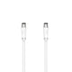 Hama 00205046 koaxial kabel 3 m Koaksial Hvid