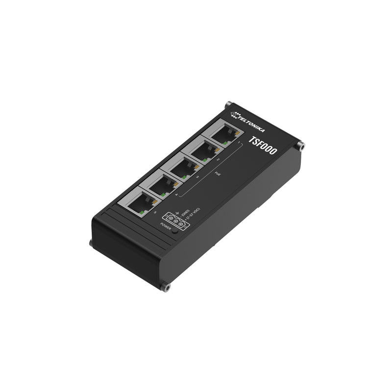 Teltonika TSF000 Ikke administreret Fast Ethernet (10/100) Strøm over Ethernet (PoE) Desktop Sort