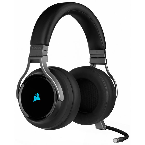 Corsair Virtuoso RGB Headset Kabel & trådløs Spil USB Type-A Kulfiber